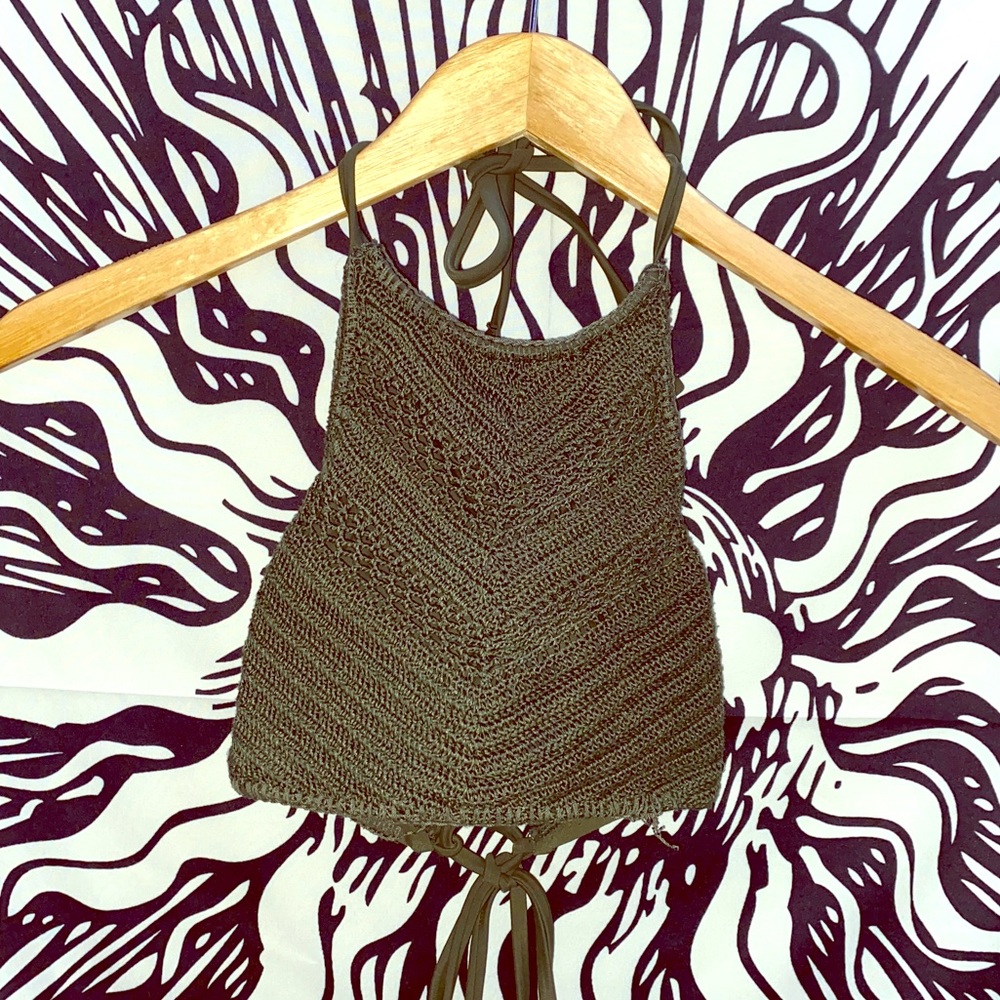 Army Green bathing suit top